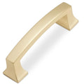 COTYKILEY 10 Pack 3 Inch(76mm) Brushed Brass Cabinet Handles Gold Kitchen Cabinet Pulls Cabinet Door Handles Kitchen Cabinet Hardware Cupboard Drawer Pulls Dresser Handles - color: Brushed Brass, size: 3" Hole Center（76MM）