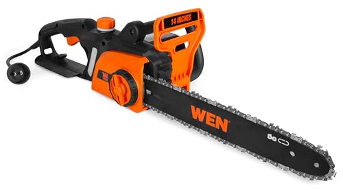 WEN Electric Chainsaw, Corded,10-Amp, 14-Inch (CP1014) - size: 10A, 14 in.