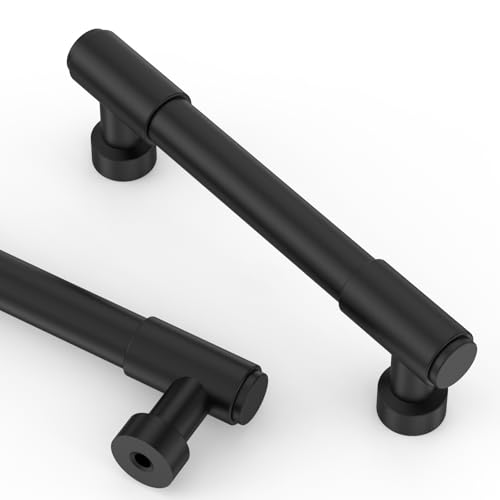 Asidrama Matte Black Kitchen Cabinet Pulls,3.75 Inch,10 Pack - color: Matte Black, size: 3.75" Hole Center