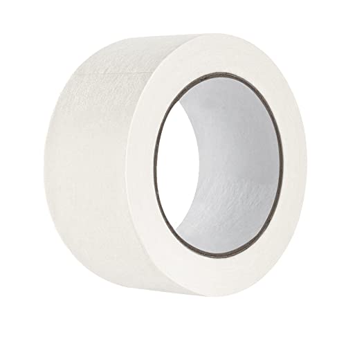 2 Inch Beige White Wide Masking Tape, 2 Inch X 55 Yard - color: Beige White, size: 2 Inch X 55 Yard