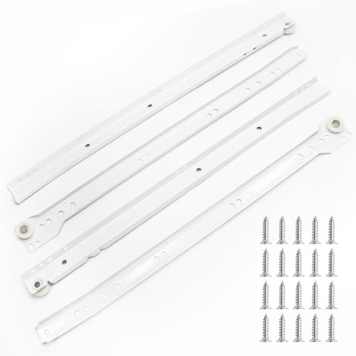 Litoexpe 1 Pair 16" Drawer Slides with Screws - size: 16 Inch