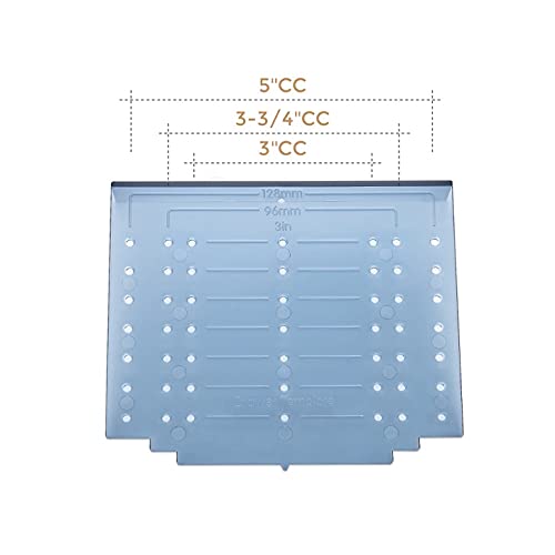 Ravinte Cabinet Door Drawer Hardware Installation Template Kit,Small,1 Pack - size: Align Sizes: 3'' / 3.75'' / 5''
