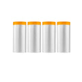 Pre-Taped Masking Film for Painting-4Rolls 4.92ft x 65.6ft Painters Plastic - size: 4.92ft x 65.6ft