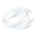 Othmro 16.4ft Length PET Flexible Expandable Braided Cable Sleeves 0.62inch Width Wire Loom Sleeving and Organizers Flexible Wire Mesh Sleeves for TV Audio PC Cords from Pets Chewing White