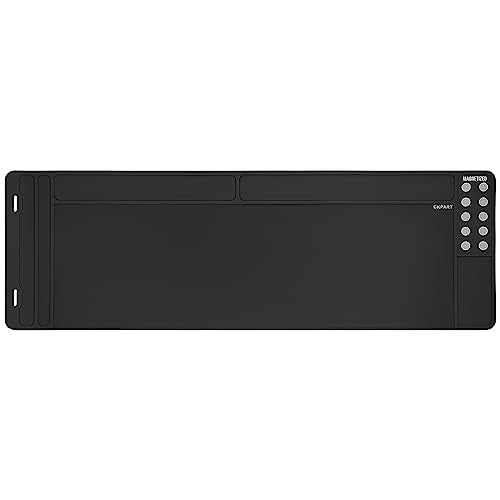 CKPART Rifle Gun Cleaning Mat, Anti-Slip Rubber Tactical Magnetic Mat, Gun Maintenance Mat,Gun Maintenance Mat for Gun Cleaning Kits 36" x 12"