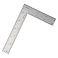 L Shaped Ruler Measuring Tool 6x4 Inch Framing Square Stainless Steel 90 Degree Right Angle Rulers for Engineer Carpenter Woodworker Mini Measuring Tool (Sliver)