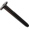 Hard to Find Fastener Black Joint Connector Bolts, Flat Hex Head Bolts for Furniture Construction, Cabinetry, Architecture, Home Improvement, DIY, 1/4"-20 x 2.36", Pack of 10
