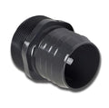 2 Inch PVC Barbed Hose Connector - 2" Barbed Insert x 2" MNPT SCH 40-Garden Hose Fittings - Barbed Connector Hose Adapter Fitting For Water Hose - size: 2" Barbed Insert x 2" MNPT, style: Adapter