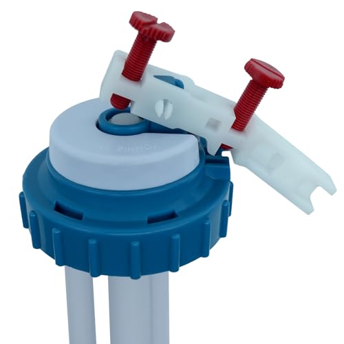 Banhey Toilet Float Fill Valve Replacement Kit, Universal Toilet Repair Kit, Includes G3/4" Inlet Fill Valve, Float Ball, and Lever Arm, Adjustable Water-Saving Design WC Repair Parts