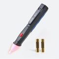 Voltage Tester,CEM AC-6 Non-Contact Voltage Detector,Electrical Tester,AC,LCD Display in Percentage,Buzzer Alarm,Live Wire Tester,Wire Breakpoint Finder - Black-Built-in/External Battery (Random)