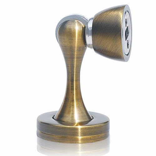Solid Mental Magnetic Door Stop, Wall Mounted, Bronze - color: 1PC Bronze
