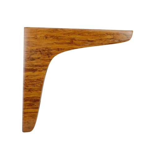 Antrader 2PCS Wooden Shelf Brackets,Solid Wall Mount Wood Shelf Bracket,Wood Triangle Bracket,L Shape Shelf Holders Include Mounting Screws,3.74 x 3.74 x 0.79 Inches,Dark Brown - color: Dark Brown, size: 3.74"×3.74"×0.79",2pcs