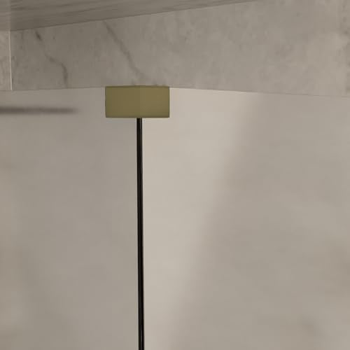 Brixwell Beveled Style Glass To Glass Clamp Brass, Brushed Bronze Finish - color: Brushed Bronze