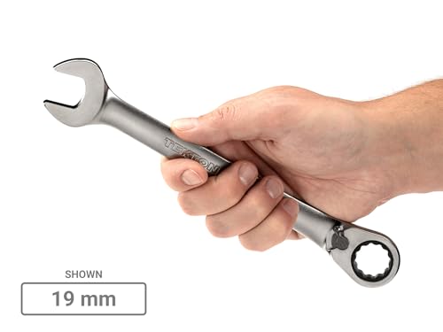TEKTON 12-Point Ratcheting Combination Wrench Set, 25-Piece | WRC94304 - size: 25-Piece (1/4-3/4 in., 6-19 mm), style: Modular Wrench Organizer