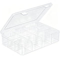 HTVRONT 12 Grids Clear Bead Organizers and Storage