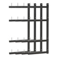 Lumber Storage Rack Wall Mount, Foldable 8-Level Wood Storage Rack - size: C-4 Pack