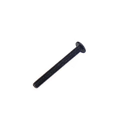 10pcs M6 x 55mm Black Rivet Countersunk Socket Cap Allen Bolts Rivet Screws Furniture Connecting 304 Stainless Steel Black Zinc