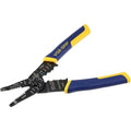 IRWIN Vise-Grip Wire Stripper, 8 Inch, Cuts 10-22 AWG, Plier Style Nose, ProTouch for Comfort, Blue (2078309)