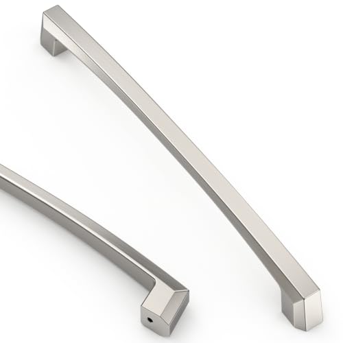 Asidrama 10 Pack 7.5 inch Brushed Satin Nickel Kitchen Cabinet Handles - color: Brushed Satin Nickel, size: 7.5" Hole Center(192mm)