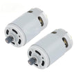 ChgImposs 2PC RS550 DC Motor 8.2mm 14 Teeth Gear Micro Motor 21V 28000RPM Electric Saw Motor for Mini Saw Reciprocating Saw