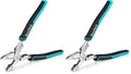DURATECH 9.5 INCH High Leverage Linemans Pliers, Heavy Duty Side Cutters, Linesman Pliers for Wire Cutting, Crimping (Pack of 2) - size: 9.5 inch (Pack of 2)