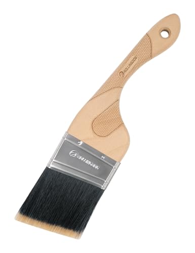 ROLLINGDOG 3 Inch Angled Paint Brush - color: 3" Stiff Bristles