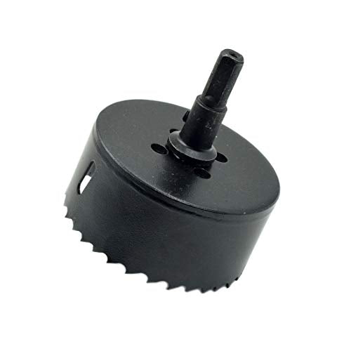 75mm/2.95" Dia Toothed Bi-Metal Hole Saw Drill Bit Saw Drilling Tool - color: black, size: 2-61/64" (75mm)