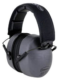 TITUS 3 Series, Onyx 37 Original Highest NRR Noise Reduction Earmuffs - color: Grey (Premium Band / Earmuffs Only)