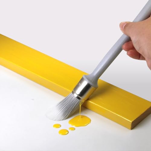 Trim Paint Brush,4 pcs Round Brushes for Painting
