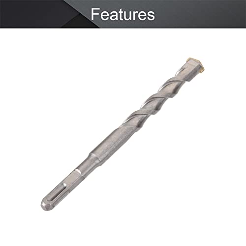 Utoolmart Masonry Drill Bit 18mm x 200mm Carbide Tipped Rotary Hammer Bit Square Shank for Impact Drill 1Pcs - size: Square handle 18*200