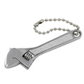 2.5 inch Tiny Adjustable Wrench, Silver Mini Size Spanner Tool - color: Silver, size: 2.5"