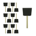 Poly Foam Brushes 3inch 12pcs, High Density Foam Paint Brush for Painting, Staining, Paint Sponges - size: 3inch 12pcs