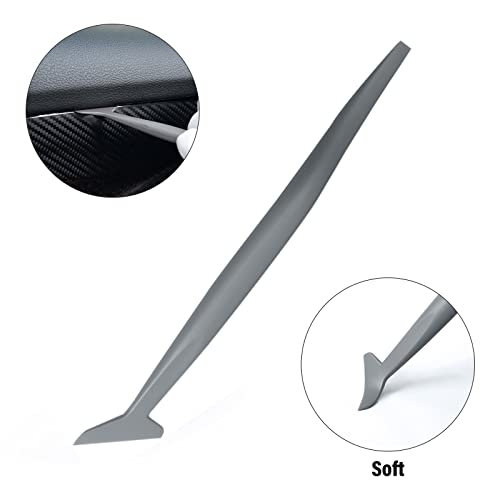 Gomake Vinyl Wrap Tool Kit Car Window Tint Installation Tools Wrapping Kit | Vinyl Wrap Squeegee Tool, 9mm Utility Knife, Film Cutter and Vinyl Tucking Tool Window Tint Kit for Car Wrapping - color: Grey