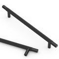 Asidrama 10 Pack 7.5 Inch(192mm) Matte Black Knurled Kitchen Cabinet Handles, Cabinet Pulls Kitchen Cabinet Hardware for Cupboard Drawer Pulls - color: Matte Black, size: 7.5" Hole Center