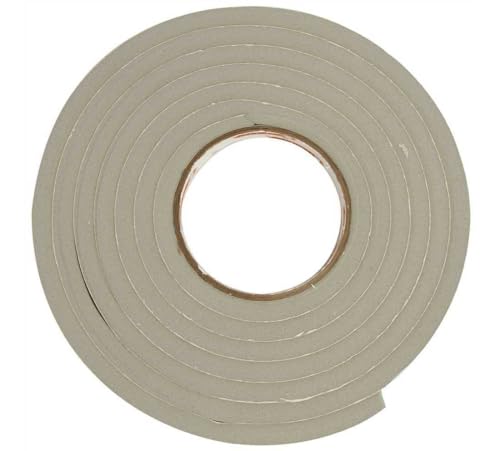 Frost King Vinyl Foam Tape - Closed Cell - Moderate Compression, 3/4" W, 3/16" Thick, 17' L, Grey - size: Pack of 1, style: 3/4"W,3/16"T,17'L,Grey