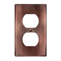 ENERLITES Duplex Receptacle Outlet Metal Wall Plate, 1-Gang Antique Copper - color: Antique Copper, size: Standard Size