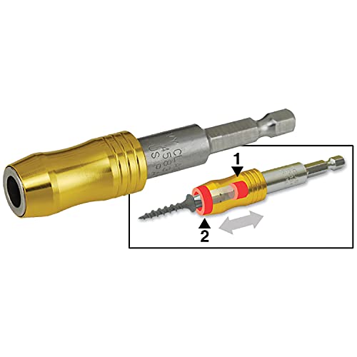 IVY Classic 44628 1/4 x 3" Mega-Magnetic Bit Holder, Impact Plus, 1/Card - size: 3" Bit Holder, 1-Card