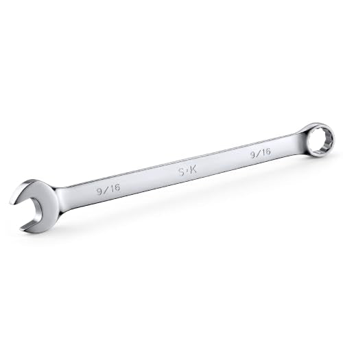 SK 9/16” Combination Wrench, SAE, Premium CR-V Steel - size: 9/16"