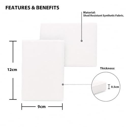 ROLLINGDOG 2PC 4Inch Refill Pad 4" Paint Edger Paint Pad - color: 2PCS Refill 4" Paint Edger Paint Pad