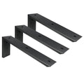 WINKER Countertop Support Bracket 3 Pack Heavy Duty 1/2" Thick Hidden L Shelf Bracket 14" x 6" x 2.5" Metal Corbels for Quartz/Granite/Wood/Concrete/Laminate Countertops, Black - size: 14″x6″x2.5″-1/2" thick, style: Black-3Pack