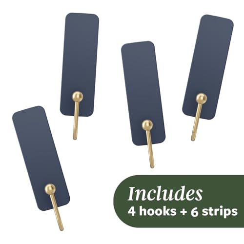 Command Medium Hooks, 4 Hooks, 6 Strips - color: Jupitor Berry