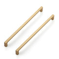 Ravinte Champagne Bronze Kitchen Square Cabinet Handles 10 Inch 10 Pack - size: 10 Inch hole
