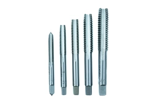Century Drill & Tool 98922 Fractional Tap & Die Set, 12 Piece | external thread cutting, thread restoration - size: 12 Piece