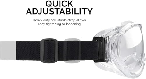 NEIKO Pro Clear Protective Lab Safety Goggles - size: Indirect Vent
