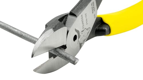 Tsunoda PKN-160, High-Leverage Heavy Duty Diagonal Cutters 6-inches (160mm) - size: 6-inches PVC Dipped Handle