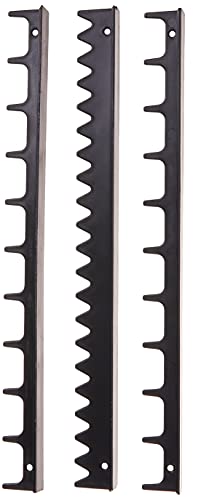 Ernst Manufacturing 6011M Screwdriver Rail Set with Magnetic Backing, 20 Tool, Black - color: Black, size: Pack of 1, style: 40 Tool, Magnetic Mount