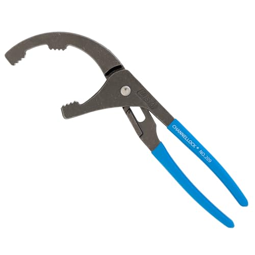 Channellock Oil Filter and PVC Plier 209 - Adjustable 4 Position Grip - 9-Inch - size: 9 inch