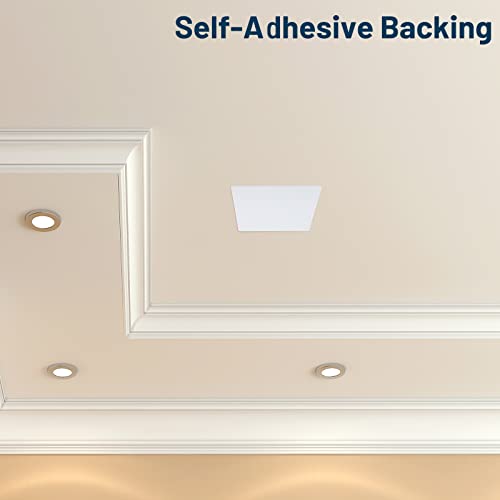 Sosation 6 Pack Ceiling Cover Plate Wall Hole Cover, White, 8 Inch - color: White, size: 8 Inch