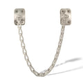 Transom Door Chain 12-Inch Solid Zinc, Satin Nickel - MEGA HANDLES - color: Satin Nickel, size: 1 Pack
