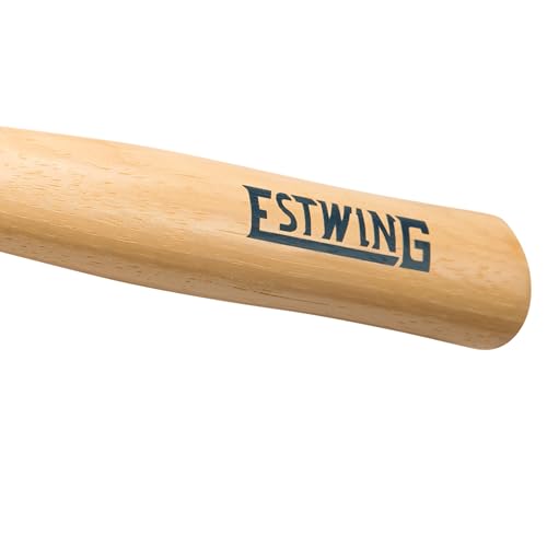 ESTWING Sure Strike Hammer - 16 oz Straight Rip Claw with Smooth Face & Hickory Wood Handle - MRW16S - size: 16 oz (Ounces)